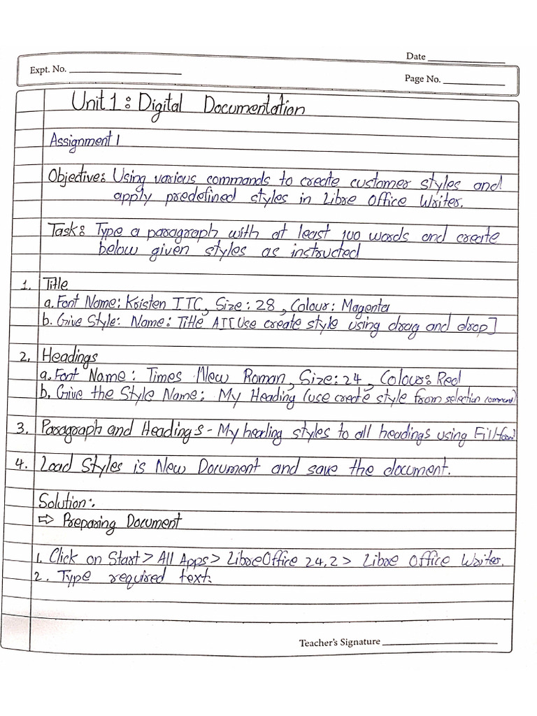 Practical Assignment for IT | PDF
