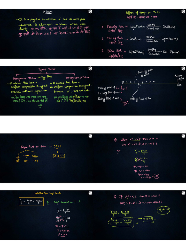 Chemistry 03 Class Notes | PDF