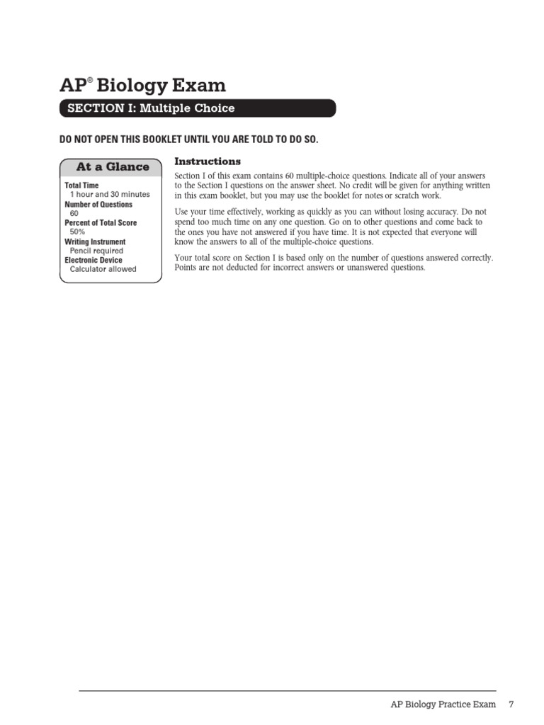 APBio 2020 Full Test 2 | PDF | Enzyme | Insulin