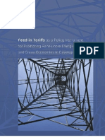 Feed-In Tariffs and A Policy Instrument For Promoting Renewable Energies and Green Economies in Developing Countries