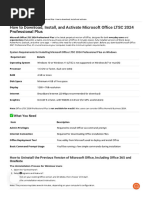 Install Office LTSC 2024 Preview Guide | PDF | Microsoft Office ...