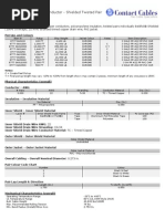 Belden 8777 Data Sheet