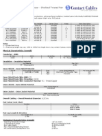 Belden 8777 Data Sheet