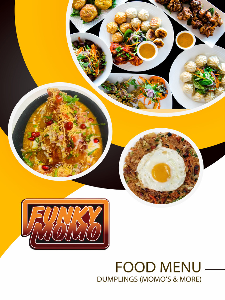 Food Menu Funky Final | PDF | Dumpling | Curry