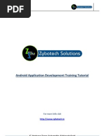 Android Application Development Training Tutorial: For More Info Visit