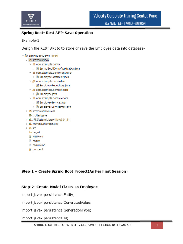 Lec62_Spring Boot-Save Operation | PDF | Spring Framework | Java ...