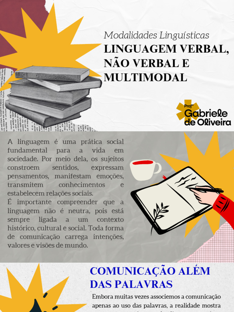 Aula 2 - Tipos de Linguagem | PDF | Comunicação | Comunicação não verbal
