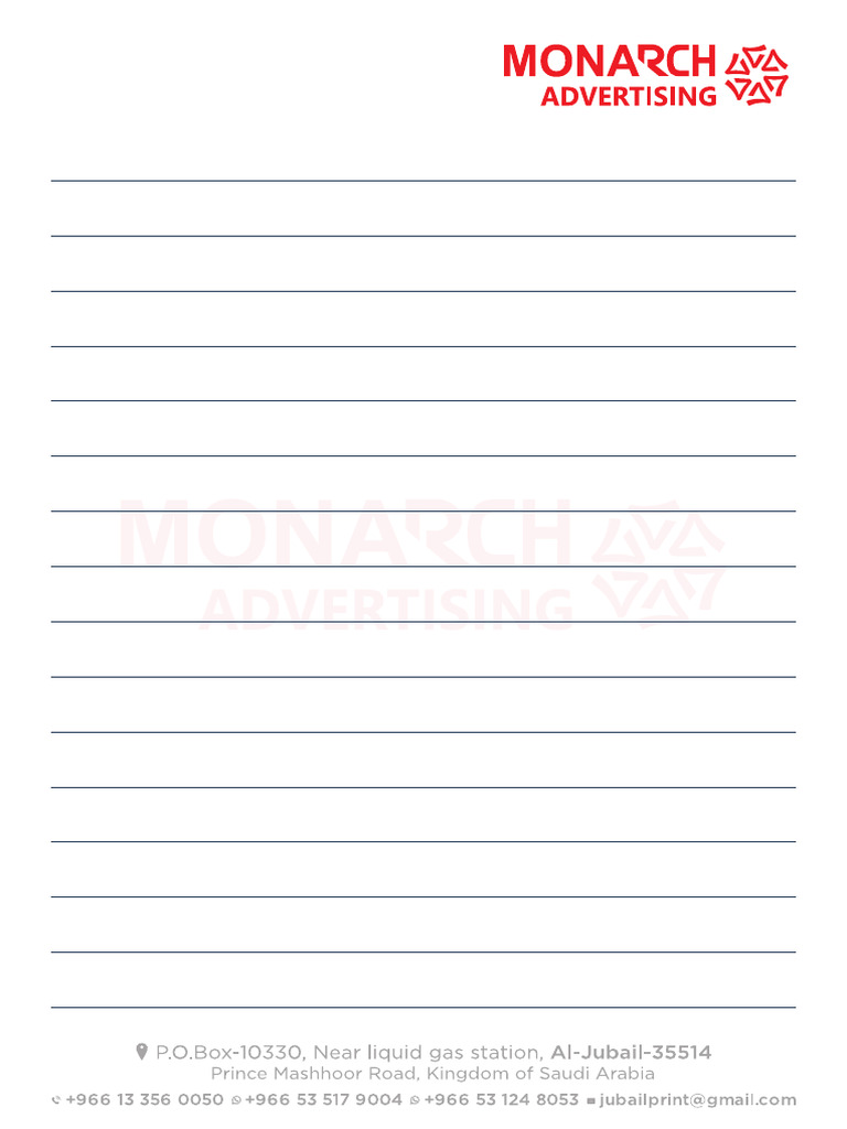Monarch Note Book | PDF