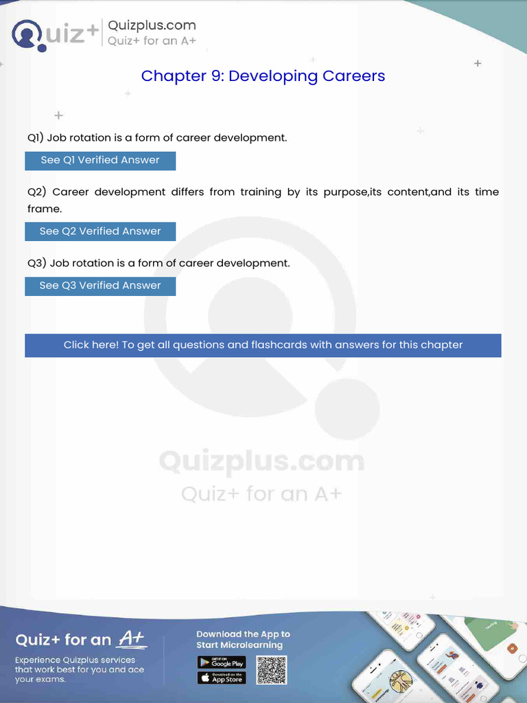 Job Rotation Is A Form of Career Development | PDF | Employment ...