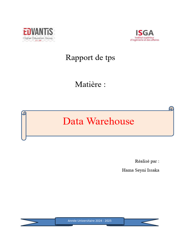 TPS Data Warehouse | PDF | Microsoft SQL Server | Informatique ...