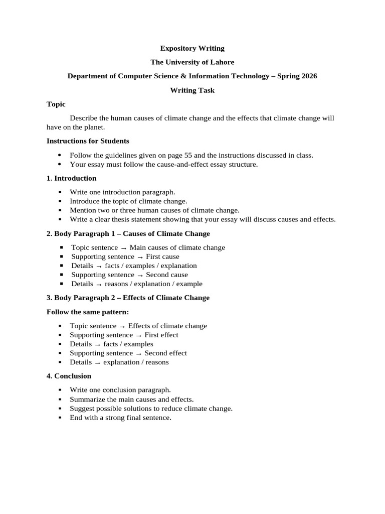 Assignment # 01_Theory_Expository Writing | PDF | Essays | Human ...