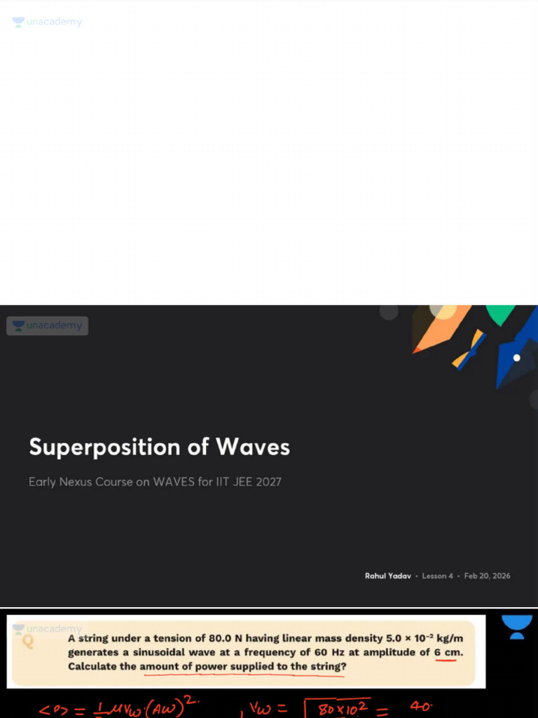Superposition of Waves With Anno | PDF