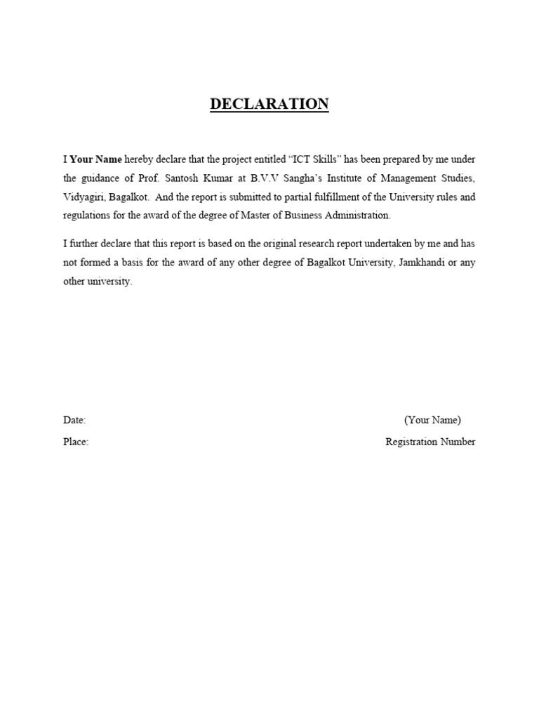 4. Declaration | PDF