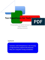 2012 Ten Hypotheses For Tech Investing