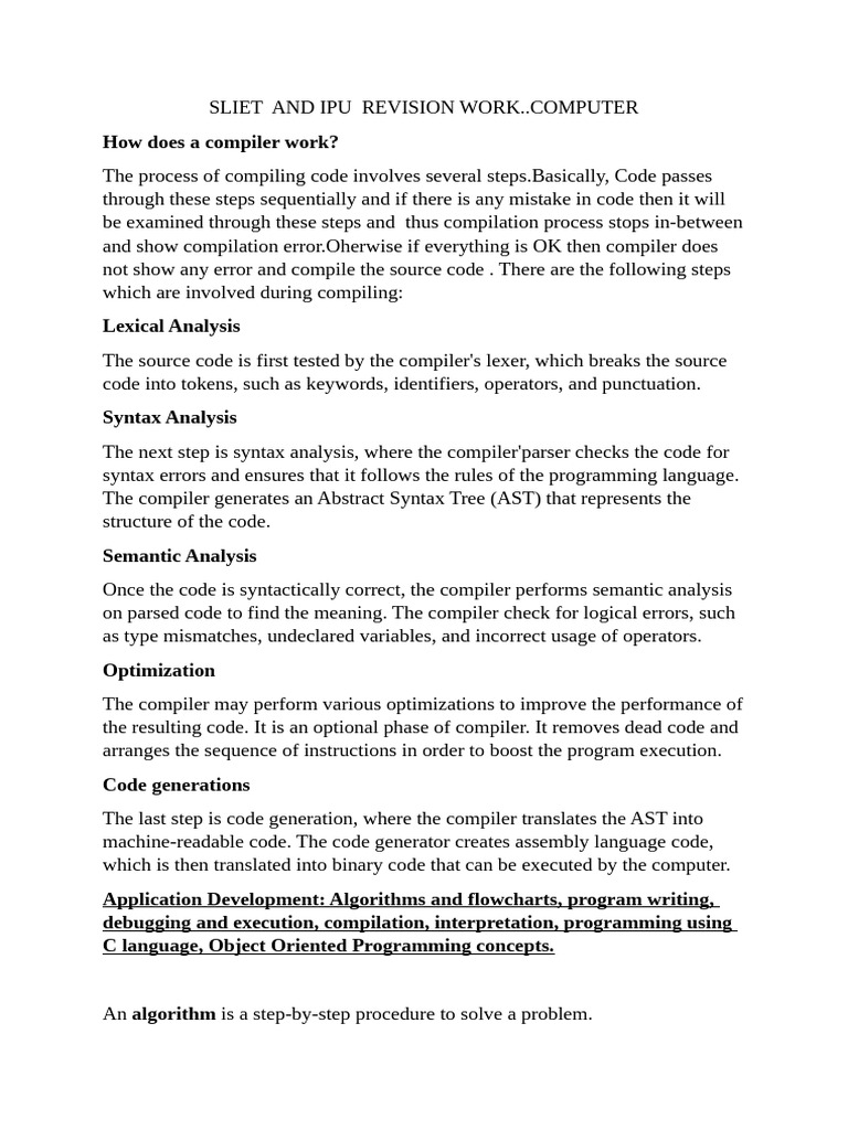 Sliet and Ipu Revision Wor1 | PDF | Osi Model | Computer Network