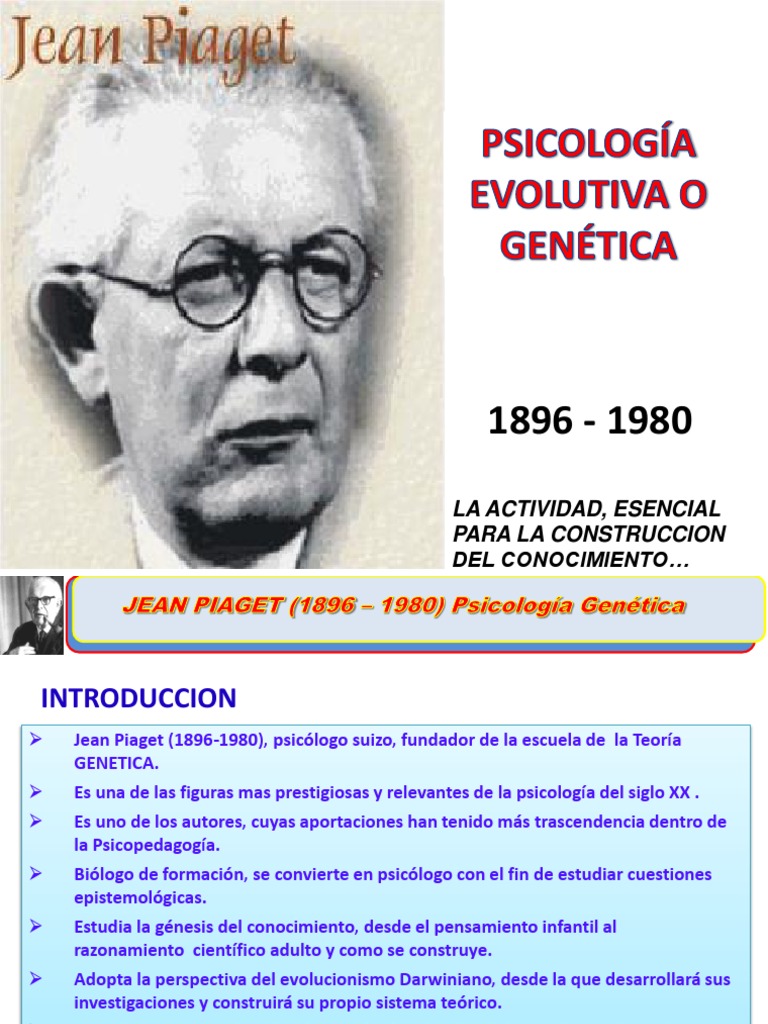 Conforme A Epistemologia Genética De Jean Piaget