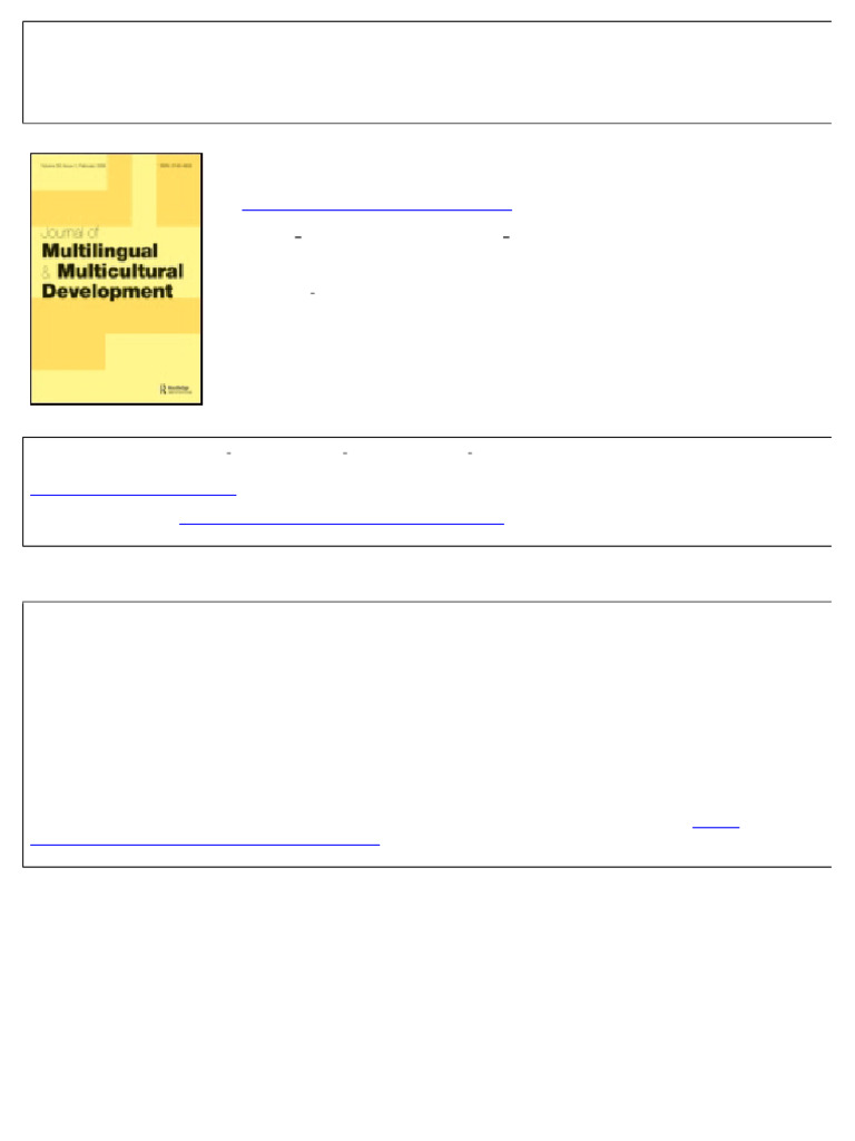 Code Switching and Code Mixing | PDF | English Language | Multilingualism