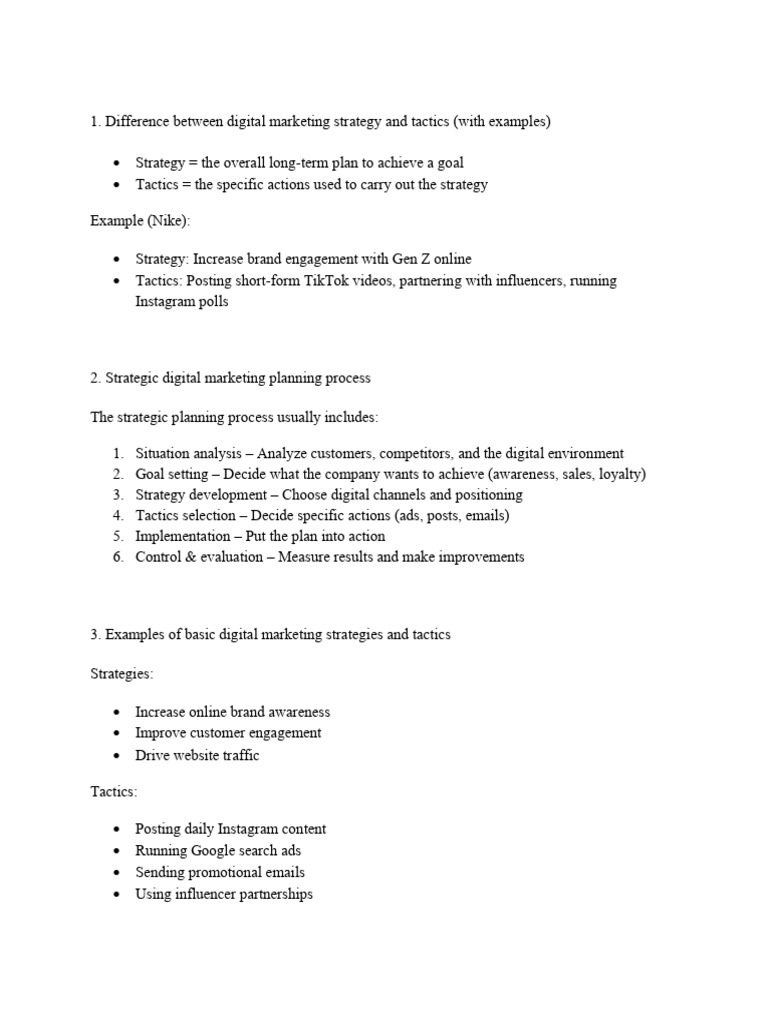 Ch. 2 Assignment 1 | PDF | Digital Marketing | Marketing
