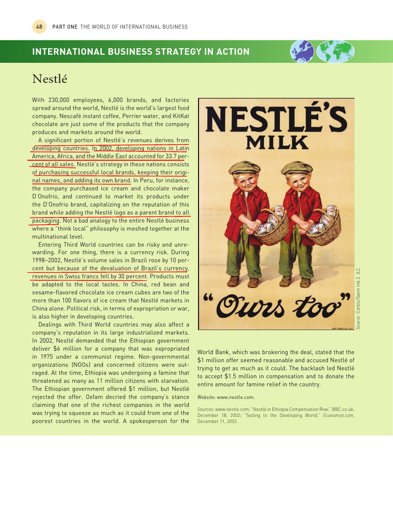 Case3 Nestle For Strategy Management Process | PDF | Nestlé | Economies
