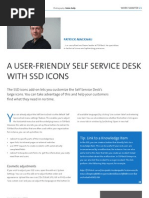 A User-Friendly Self Service Desk With SSD Icons