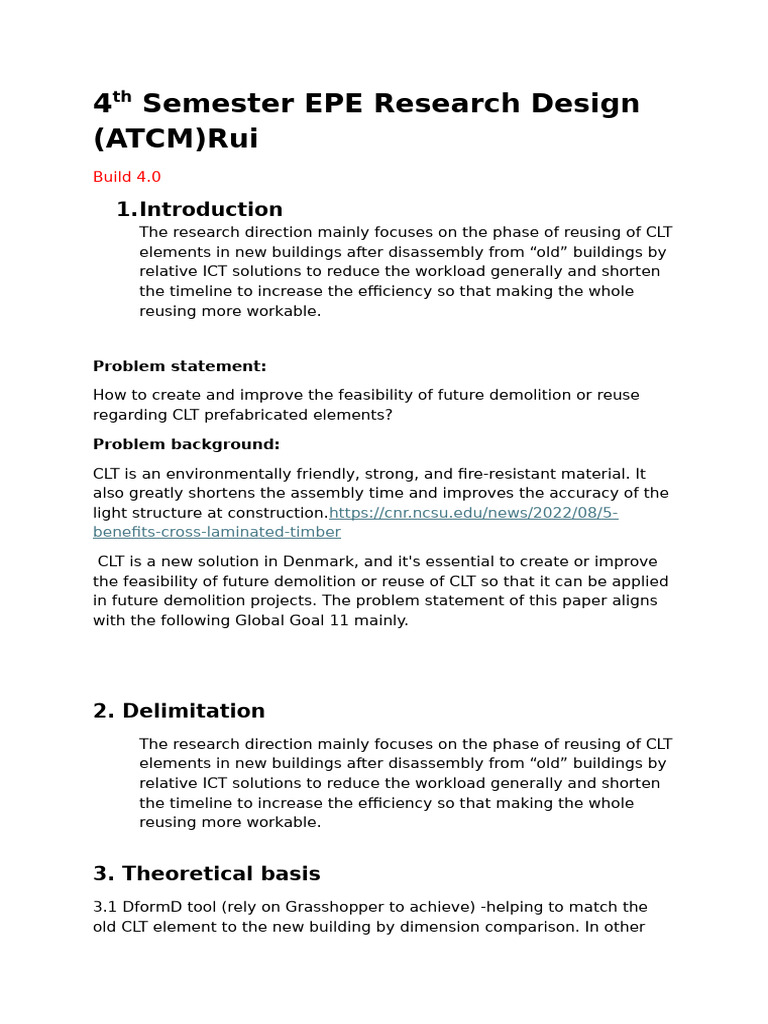 4th Semester EPE Research Design | PDF