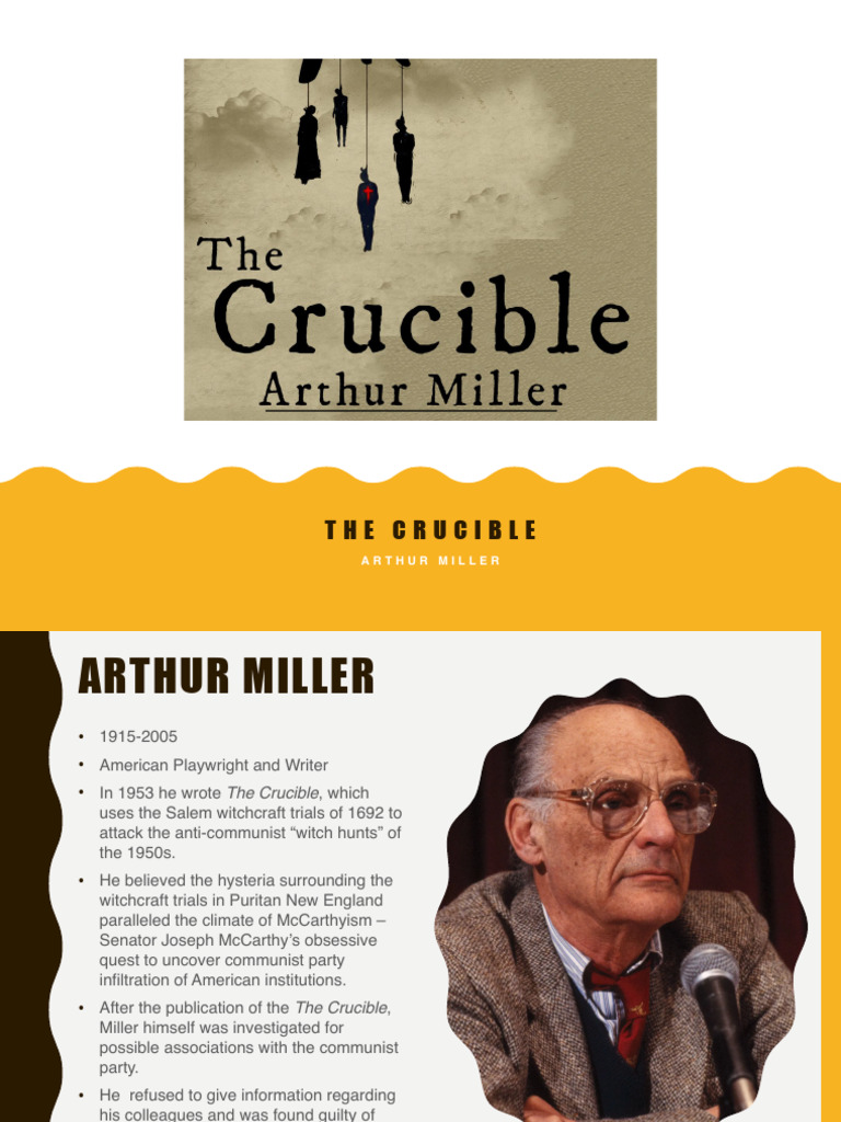 the-crucible powerpoint | PDF | Witch Trials
