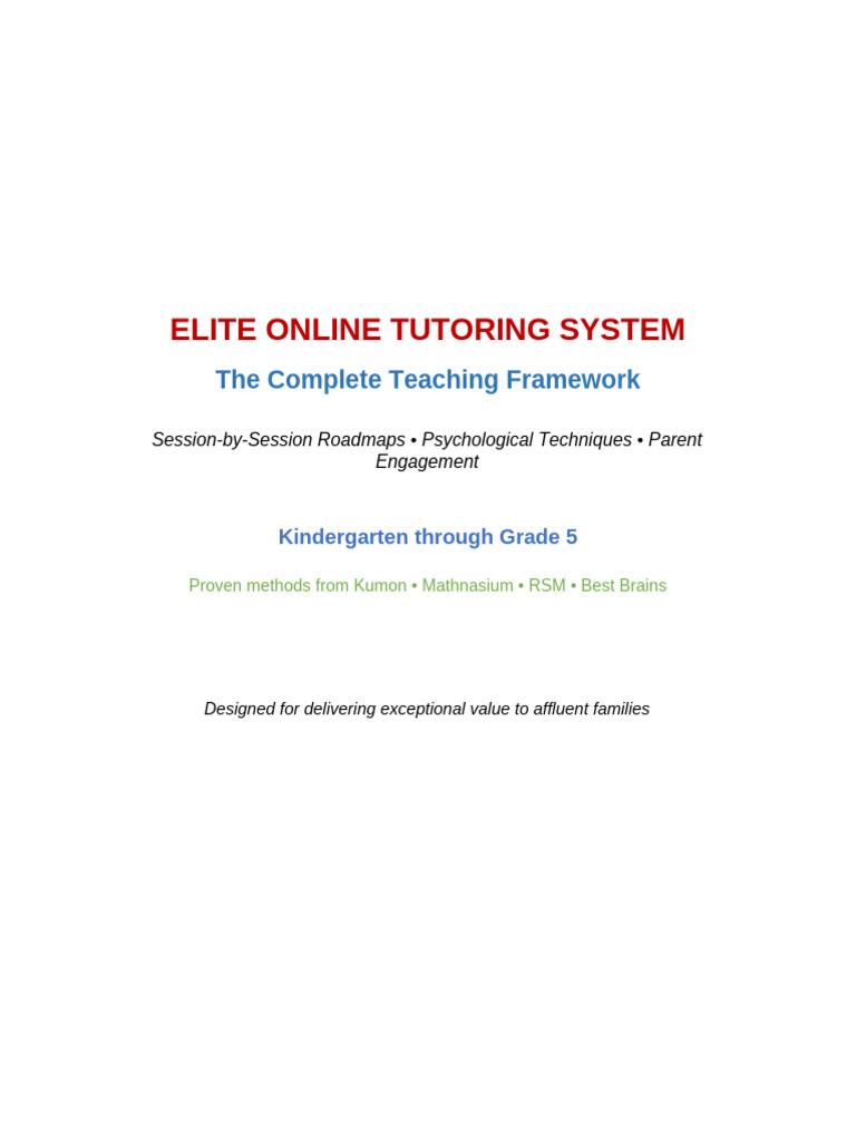 Elite Teaching Roadmap Enhanced | PDF | Phonics | Reading Comprehension