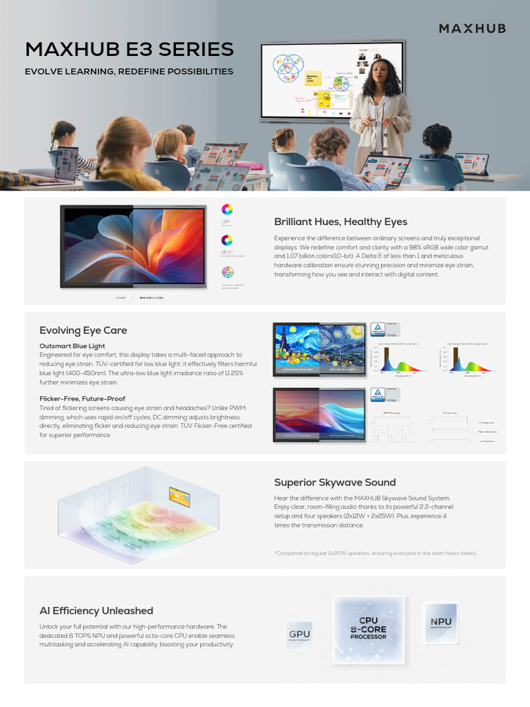 MAXHUB_Interactive Flat Panel_E3 Series_Leaflets_V1.0 (20250701)-1 ...