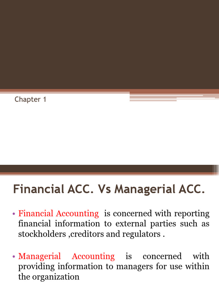 Chapter 1 Managerial 2025 | PDF | Strategic Management | Accounting