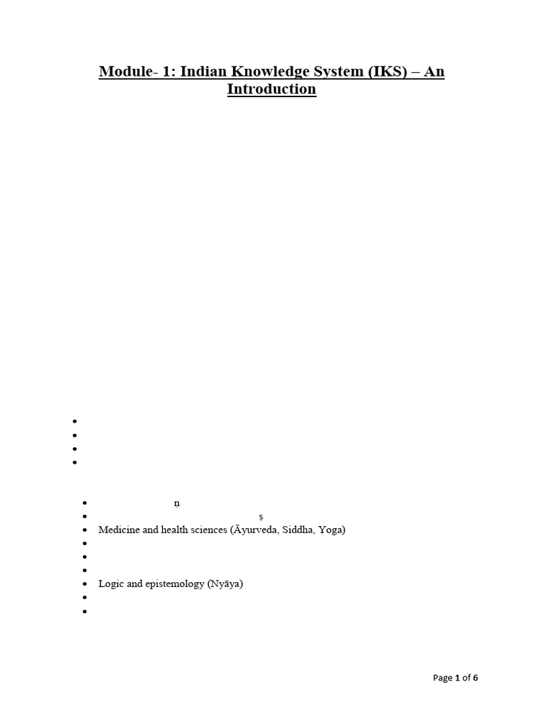 Notes Module 1 | PDF | Vedas | Knowledge