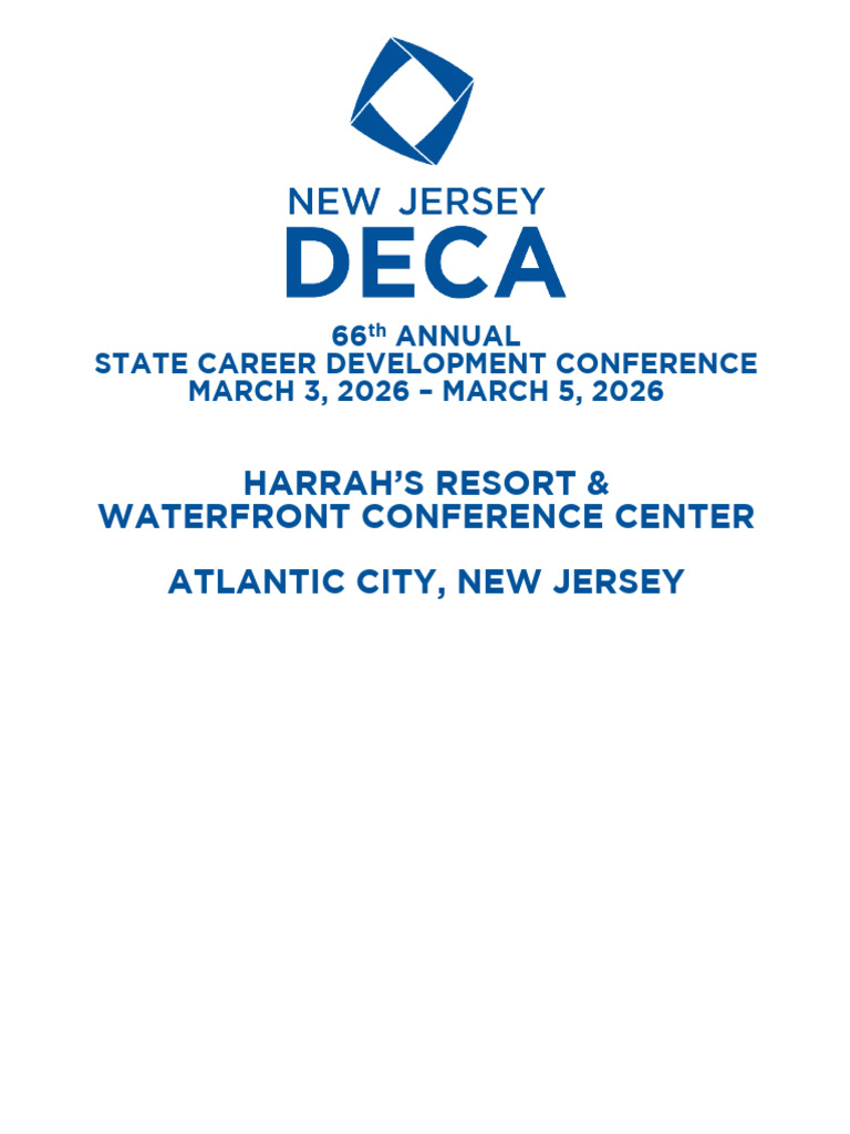 2026. DECA Program Draft | PDF