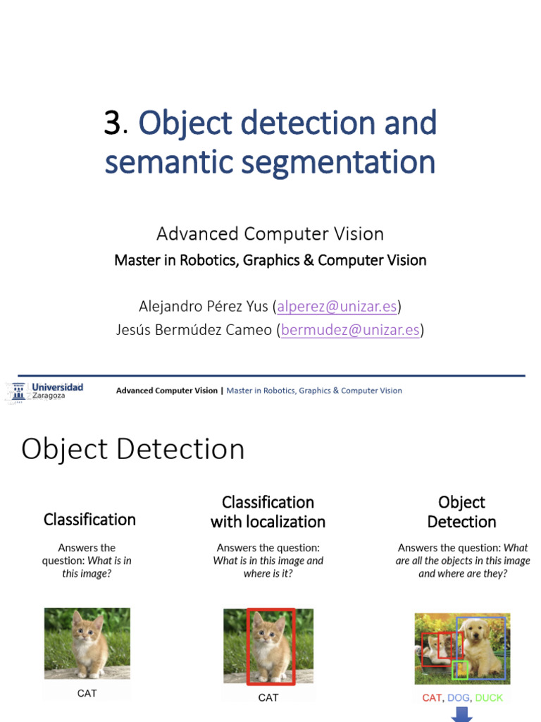 3 Object Detection and Semantic Segmentation | PDF | Computer Vision ...