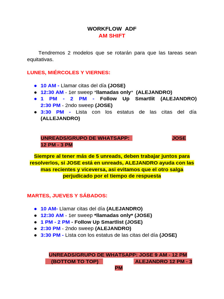 Workflow Adf Am | PDF