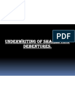 Underwriting of Shares and Debentures