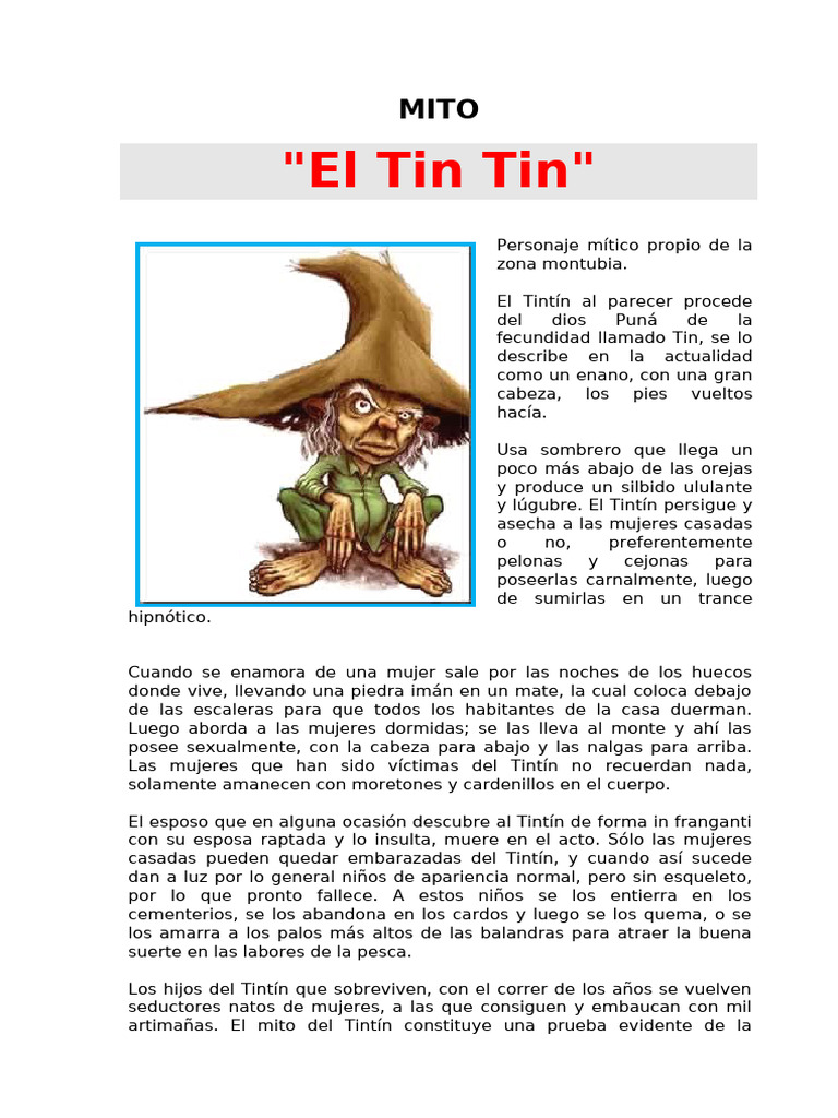 Mito Del Tin Tin | PDF