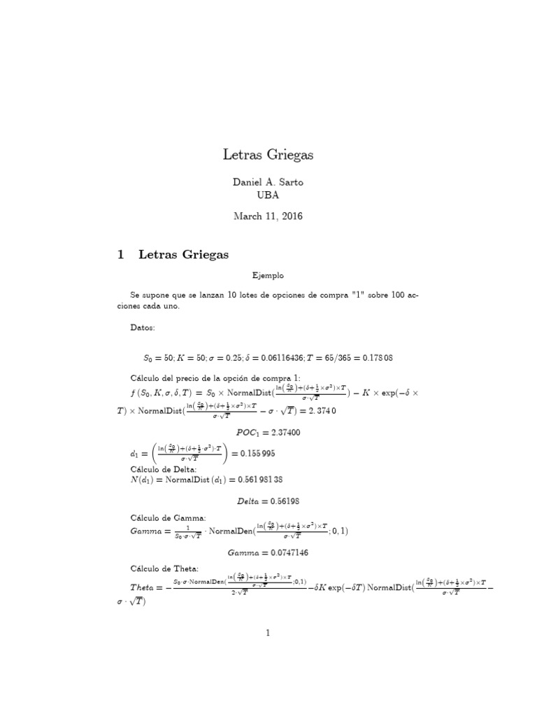 Letras Griegas UBA 2016 | PDF