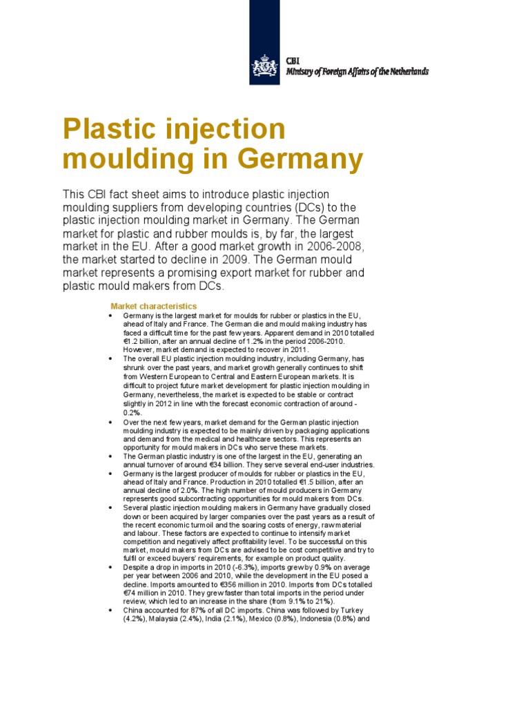 Moulding In German , Suppliers injection moulding of plastics Germany ...