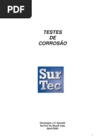 Surtec Testes Corrosao