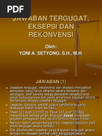 Download Jawaban Tergugat Eksepsi Dan Rekonvensi by Immanuel Naiborhu SN102547414 doc pdf