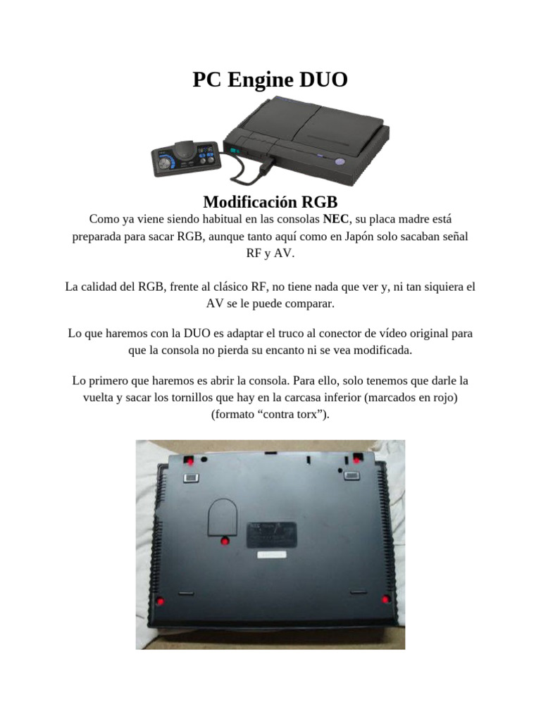 24 PC Engine DUO | PDF | Conector eléctrico | Ingenieria Eléctrica