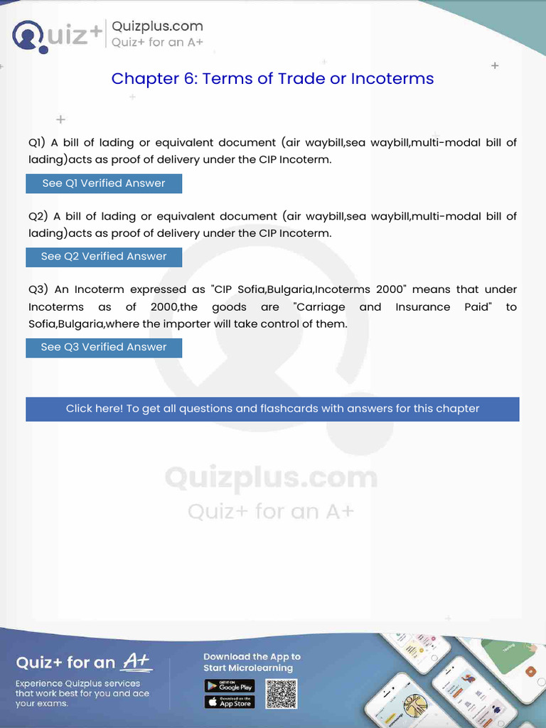 A Bill of Lading or Equivalent Document Air Waybillsea ...
