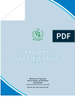 National Tourism Policy 1990