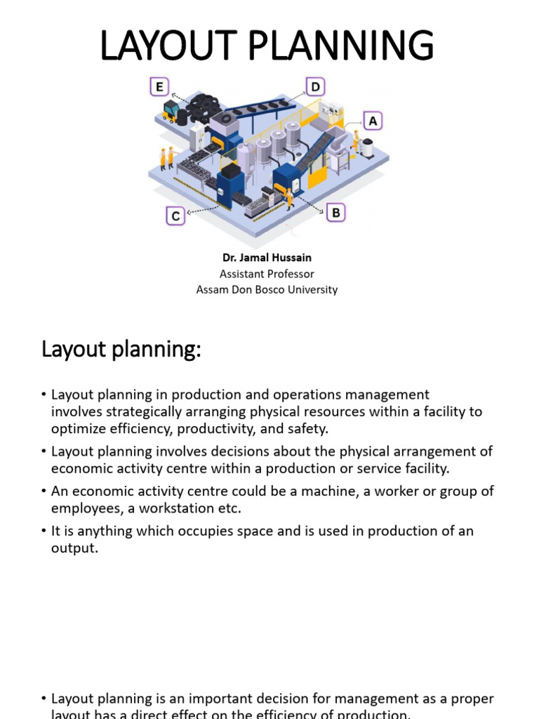 2b. Layout Planning | PDF | Mass Production | Inventory