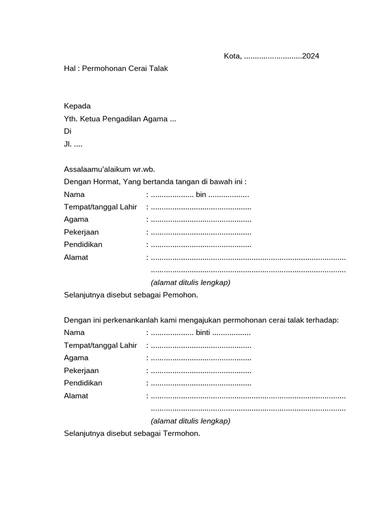 13. Cerai Talak | PDF