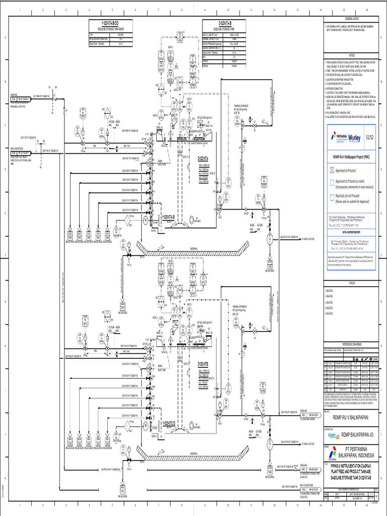 26071-203-M6-320-00024_004 Piping and Instrumentation Diagram Plant ...
