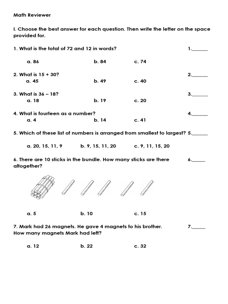 Math Reviewer.docx | PDF | Chess Theory | Chess