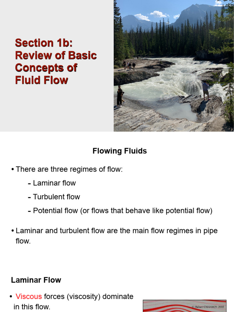 Section 1b Basic Fluid Flow in Pipes | PDF