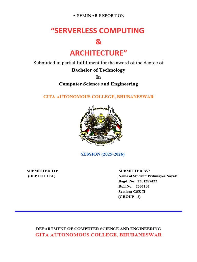 major project | PDF | Cloud Computing | Computer Science