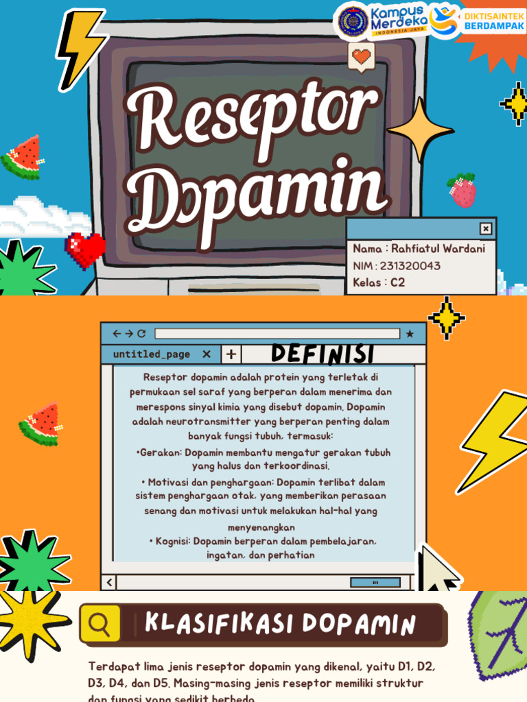 Rahfiatul Wardania Reseptor Dopamine | PDF