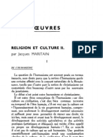 Esprit 4-1-193301 - Maritain, Jacques - Religion Et Culture, II
